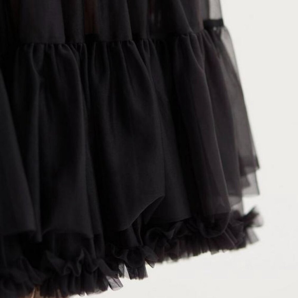 Retro Chic Crinoline Skirt - Torrid - Deep Black Size 0 - Picture 5 of 8